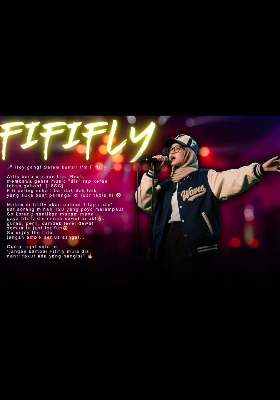 Nantikan kemunculan nya.. Malam ini di channel youtube iRsab09 #CapCut #disstrack #fififly #lagurapmalaysia 