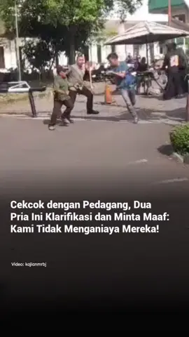 - Viral videonya cekcok dengan pedagang, dua pria ini klarifikasi dan minta maaf.  Lokasi kejadian Depan Ruko MJ, Bintaro, Tangerang Selatan. Tonton videonya • • • #pedaga #bintaro #medsoszone #peristiwaterkini #indonesia 