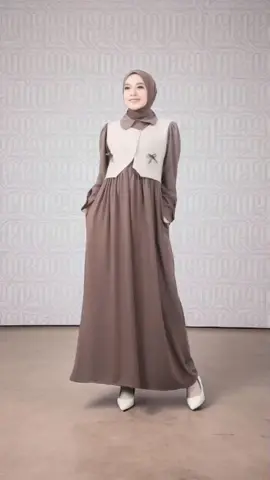 Azura Dress Knit Gamis Knit Rompi Gamis Rompi Gamis Cardi Gamis RSM #dress #dressknit #gamis #dressrompi #gamisviral 