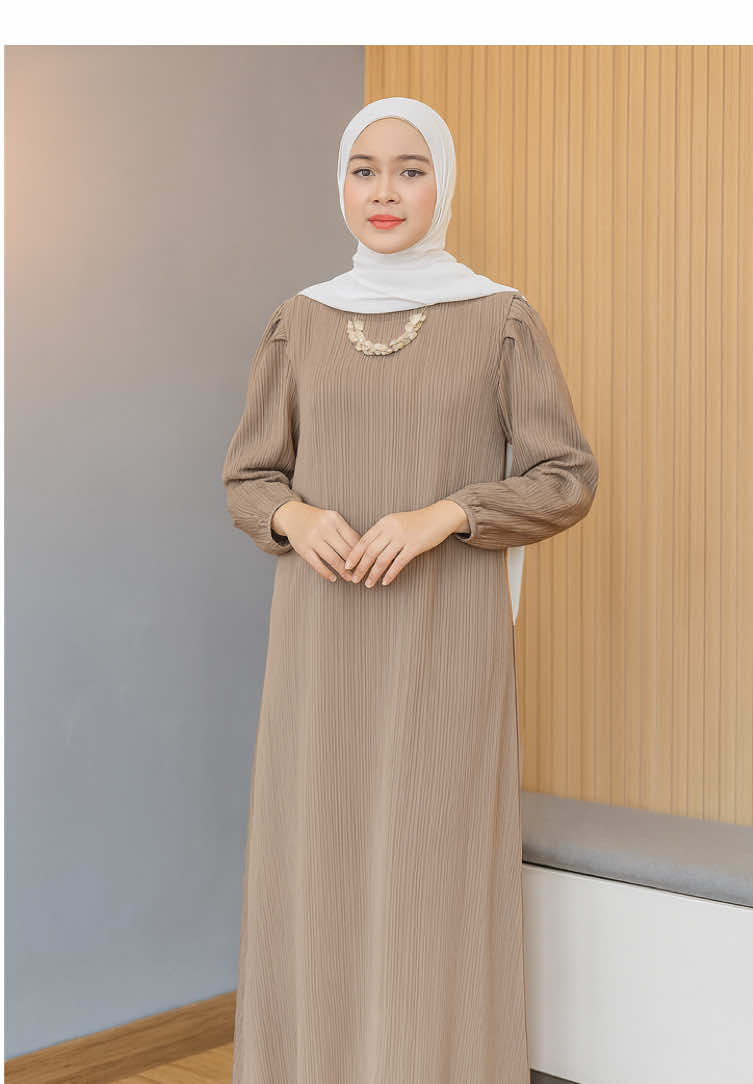 Gamis Soraya Rempel Tangan Knit Condru #gamiskekinian #gamiscantik #setelanwanita 