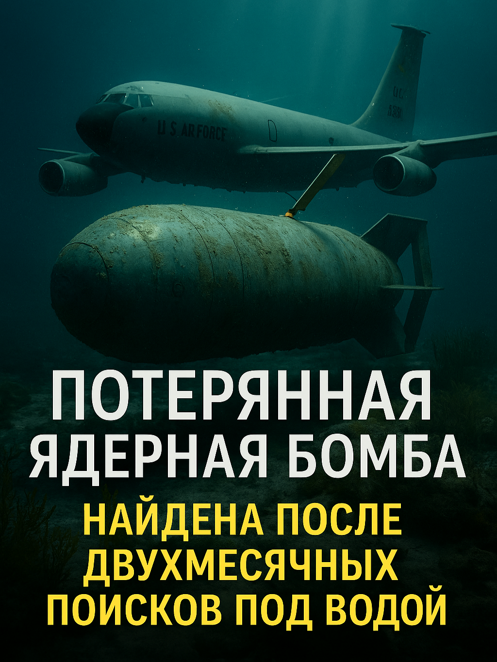 Потерянная ядерная бомба найдена после двухмесячных поисков под водой. #авиакатастрофы #авіакатастрофи #авіакатастрофа #авиация #авіація #истории #історії #рекомендации #air #stories