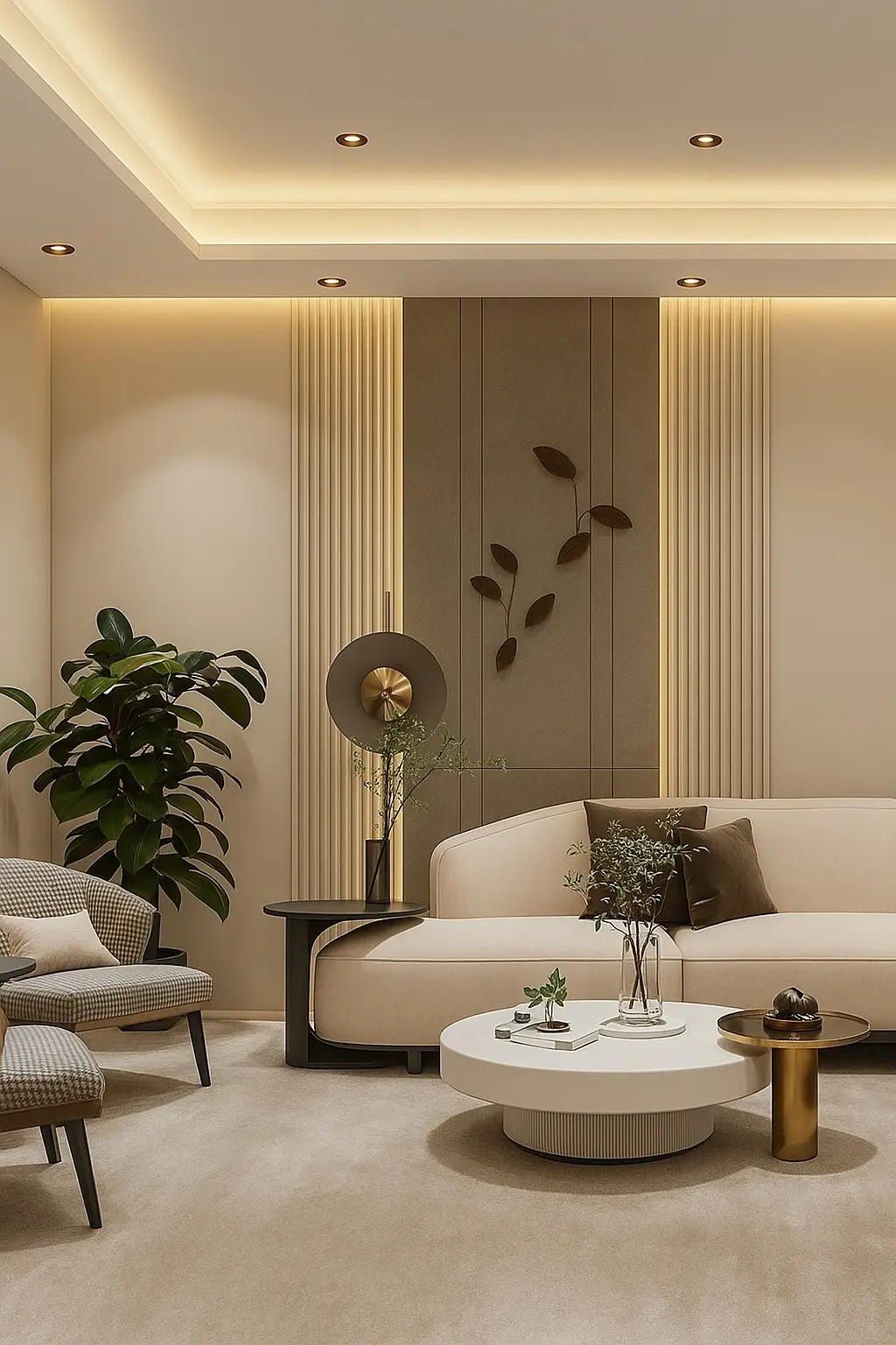 ✨ Planning a living room makeover? Upgrade your home with the latest wall panels and living room wall design ideas 2025 that bring luxury, depth, and elegance to any space. From sleek modern wall panels to creative living room wall décor, these stylish inspirations will transform your home into a stunning and cozy retreat. 🏡 🌟 Whether you prefer a minimalist vibe or bold statement walls, our latest wall panel designs perfectly blend style and comfort for modern living. ✨ حابين تجدّدون غرفة المعيشة؟ استكشفوا أحدث ألواح الجدران العصرية و تصاميم ديكور جدران 2025 اللي تضيف عمق وفخامة لأي مساحة. 🏡 من ألواح جدران مودرن إلى ديكورات جريئة، أفكارنا لأحدث تصاميم الألواح بتحوّل غرفة معيشتكم إلى مكان أنيق ومريح. 🌟 #modernlivingroomdubai  #wallpanelling  #interiordesign  #homedecor  #livingroom 