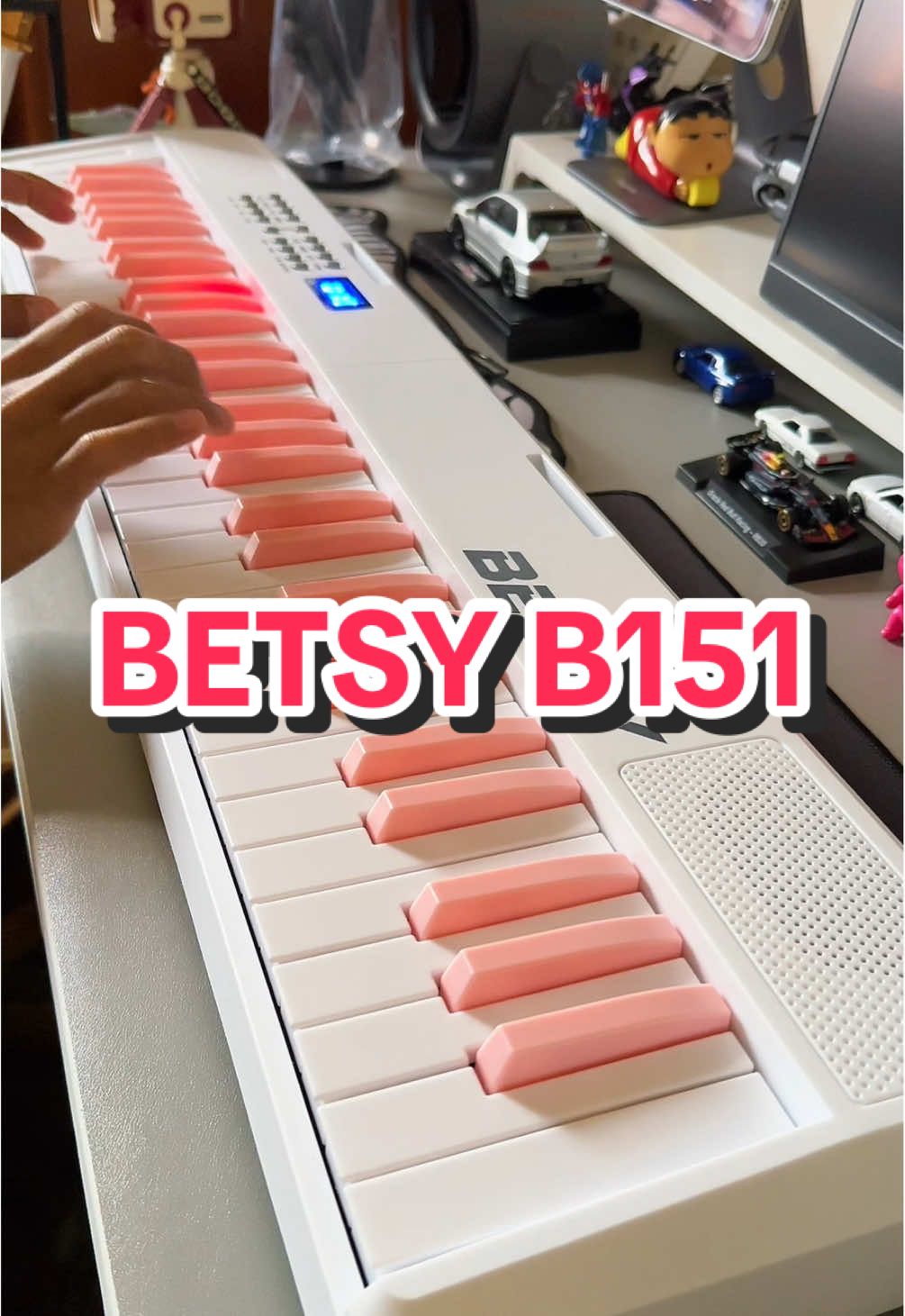 Mencintaimu - Krisdayanti cover with Betsy B151, foldable piano 61 keys. #fyp #foryoupage #fypmalaysia #betsypiano #betsypianob151 