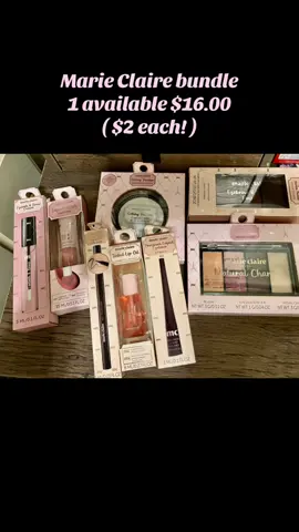 Marie Claire bundle only 1 available! Comes with 8 pieces!!! Plus a free gift! $16 ( $2 each piece!!! ) #dollartree #dollartreehaul #dollartreefinds #eyeshadowpalette #dollartreebesties 