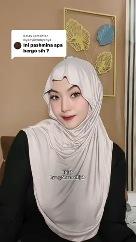 Membalas @Nyanyinyunyenyo bisa bergo bisa pashmina ka 😁  #hijabinstan #bergohijab #pashminainstan #pashminakaos 