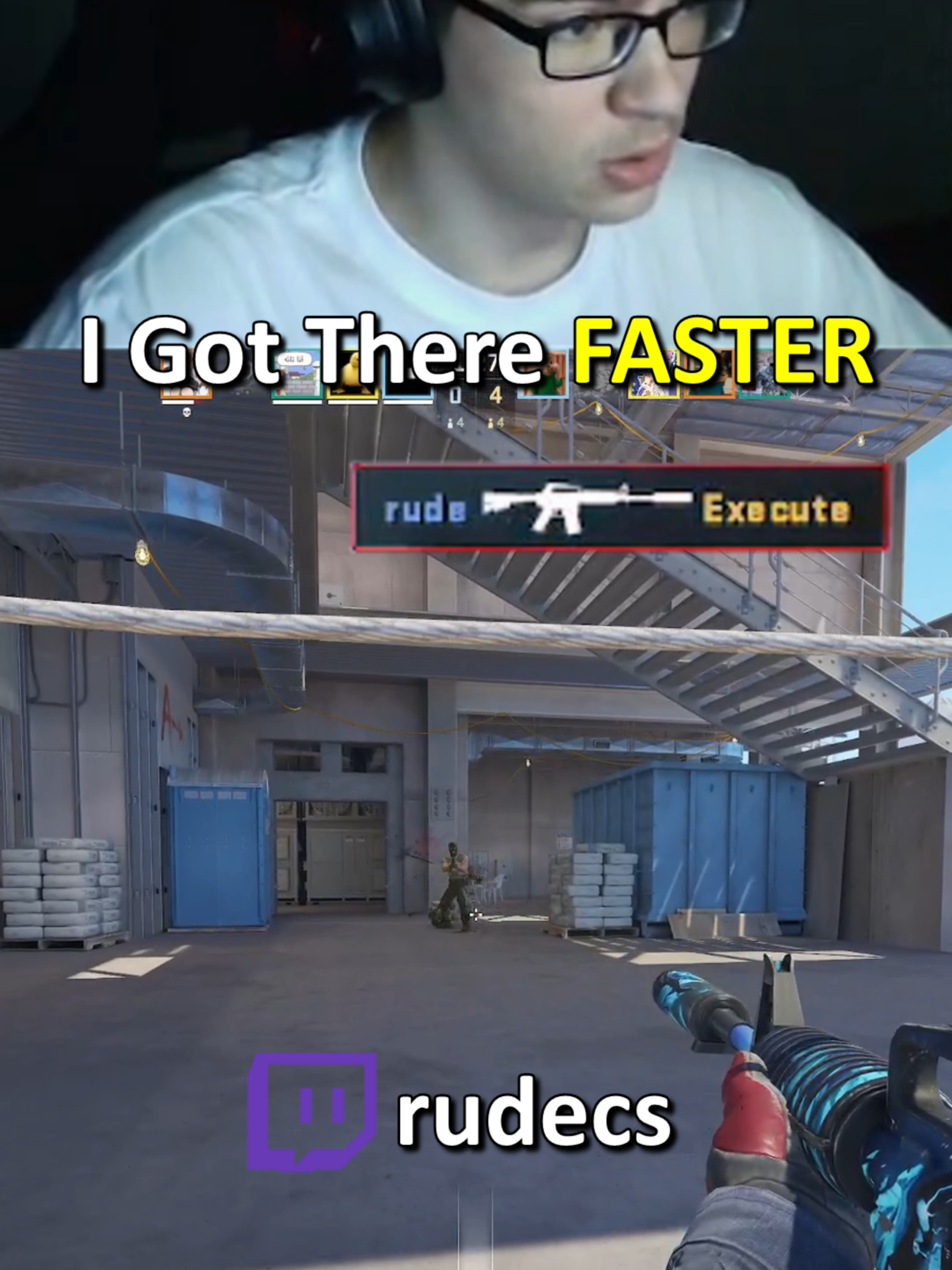 I Got There FASTER😂 Twitch.tv/rudecs #cs2 #cs #csgo #csgomoments #movement #bhop #kz #satisfyingvideo #clutch #tiktokgaming #gaming #game #counterstrike #update #news #aim #rudebhop #rudecs #glitch #twitch