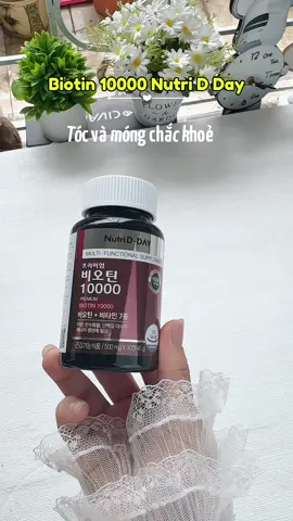 Bí quyết cho mái tóc chắc khoẻ #xuhuong #review #biotin #nutridday 