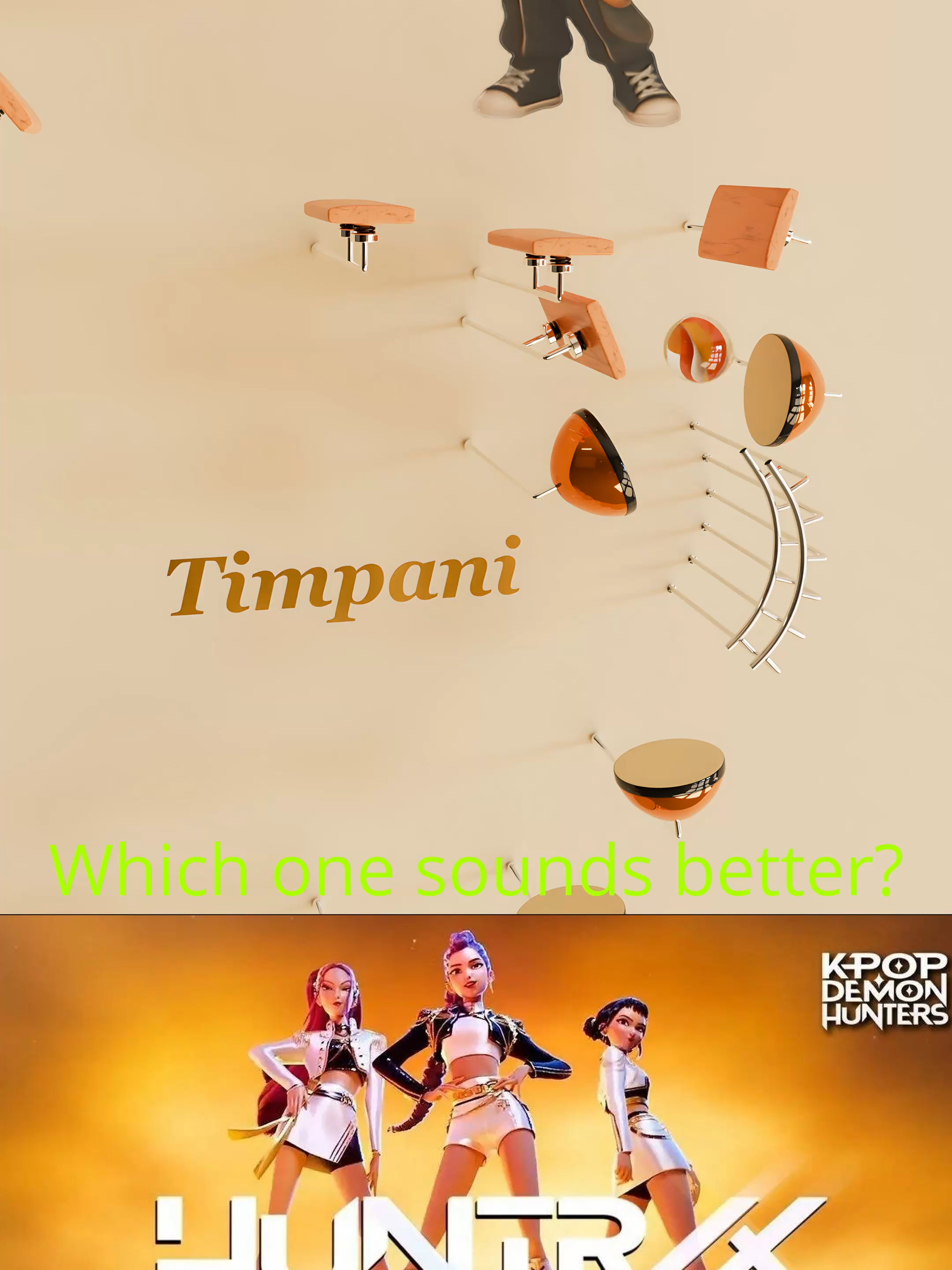 KPOP Demon Hunters GOLDEN (Huntrix) Sounds on Cool Instruments