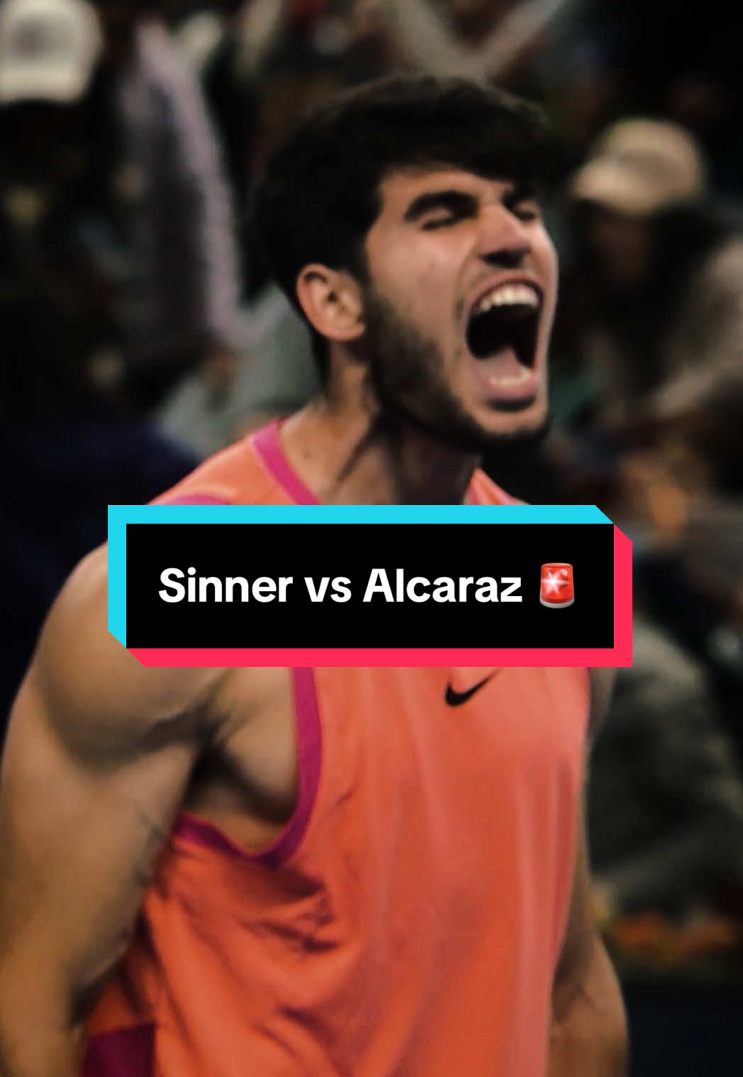 The be the best, you have to beat the best.  #tennis #tennistv #atptour #alcaraz #sinner 