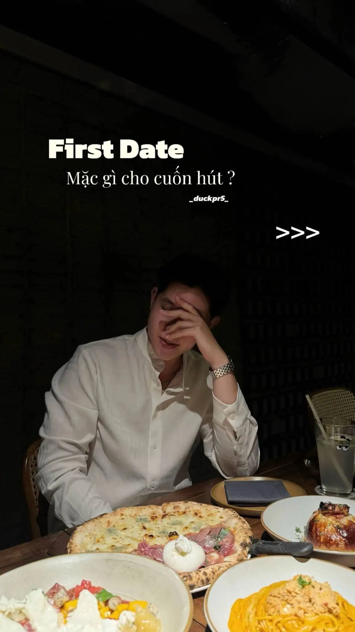 Lần hẹn hò đầu tiên không chỉ là ấn tượng về lời nói, mà còn ở phong cách ăn mặc. Một chiếc sơ mi trắng đơn giản nhưng tinh tế, kết hợp cùng thần thái tự tin, đã đủ để khiến buổi hẹn thêm trọn vẹn. Bạn sẽ chọn outfit nào cho first date của mình? #FirstDate #OutfitDate #SơMiTrắng #CuốnHútTừCáiNhìnĐầu #StyleNam     