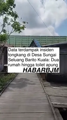 Pasca Kecelakaan air yang melibatkan tongkang batu bara Tunjung Madya 6 dengan tug boat yang terlibat bernama lambung Wise 2003 pada Kamis (4/9/2025), Sekdes Sungai Seluang, Kecamatan Belawang, Kabupaten Baritokuala, Kalimantan Selatan langsung mendata total bangunan terdampak. Ada tujuh bangunan terdampak insiden tersebut, diantaranya dua unit rumah, dua pelabuhan, satu toilet apung, satu titian dan satu pagar. Informasi terhimpun, saat kejadian tongkang tersebut dalam keadaan kosong atau tanpa muatan.