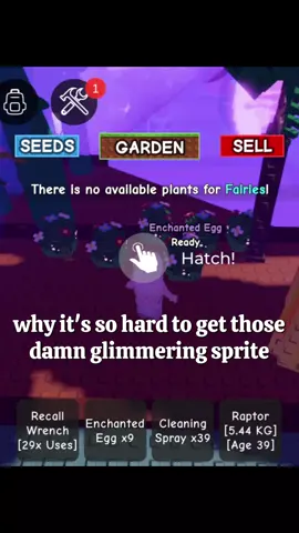 susah banget dapet glimmering sprite, malah dapetnya yang cockatrice💔😭 #jandel #fyp #growagarden 