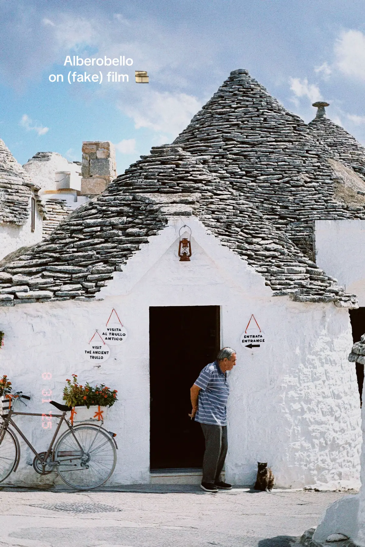 pozele sunt generate din Dazz Cam, de care am aflat de la @Sabina Teodorescu  🎞️🤩🤍 #alberobello #photography #traveltiktok #italy #foryou 