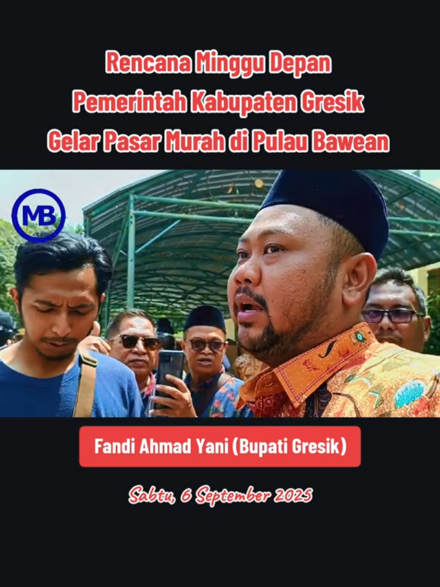 Rencana Minggu Depan Pemerintah Kabupaten Gresik Gelar Pasar Murah di Pulau Bawean