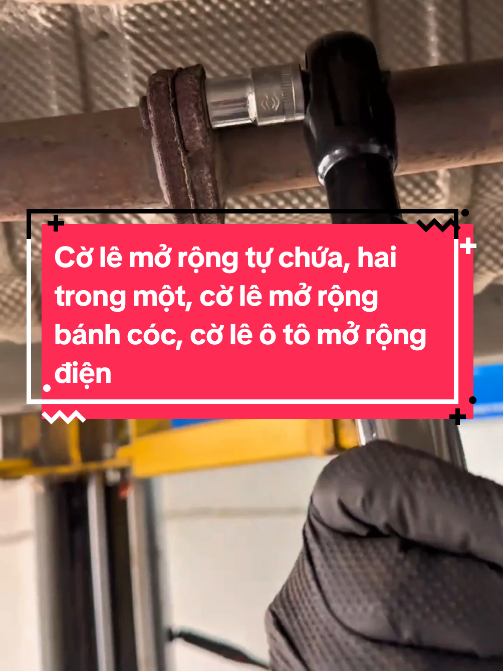 Cờ lê mở rộng tự chứa, hai trong một, cờ lê mở rộng bánh cóc, cờ lê ô tô mở rộng điện, điều chỉnh góc căn chỉnh bốn bánh #cale #calemorong #bulonggoc 