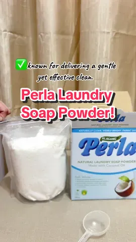 Sobrang saya ko finally meron ng Perla laundry soap powder! Hindi na ko mahihirapan magkayod ng Perla bar soap😂! Talagang subok na subok ko na ang Perla product mapabath soap and laundry soap✔️Highly recommended lalo sa mga may sensitive skin💕#perla #perlapure #perlaph #alagangperla #Perlalaundrysoappowder 