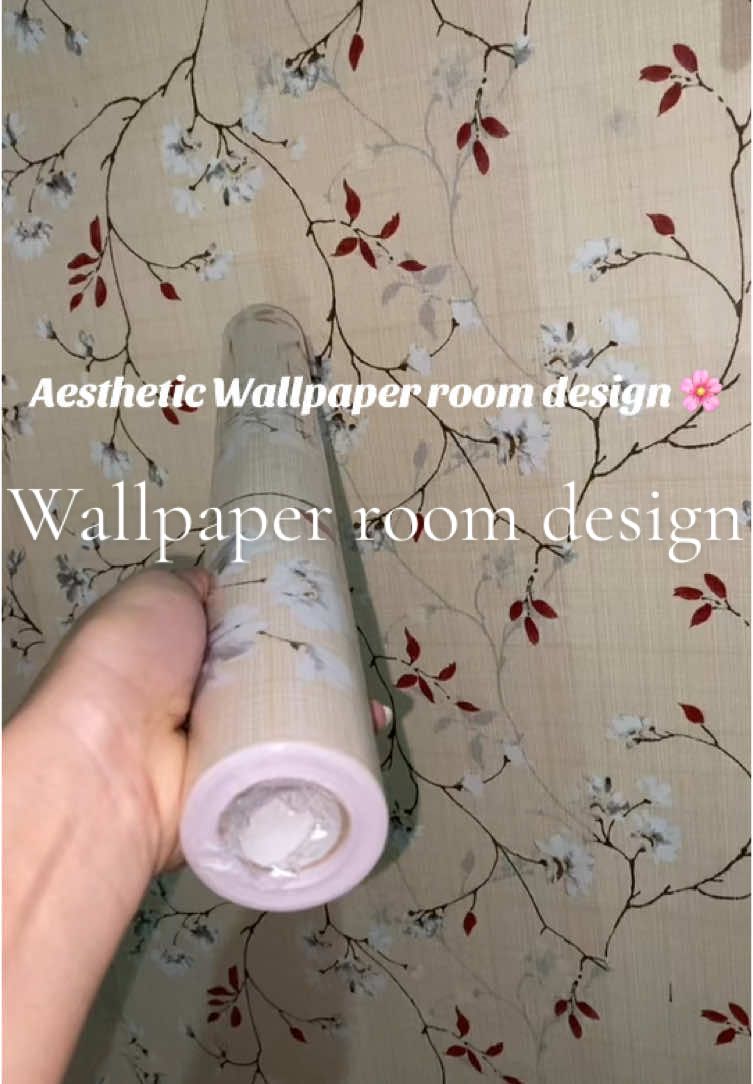 Make over room using this aesthetic wallpaper design 🥰 #wallpaperroomdesign #wallpaper #adhesivewallpaper #roomdesign #aestheticwallpaper #tiktokaffiliate #fyp 