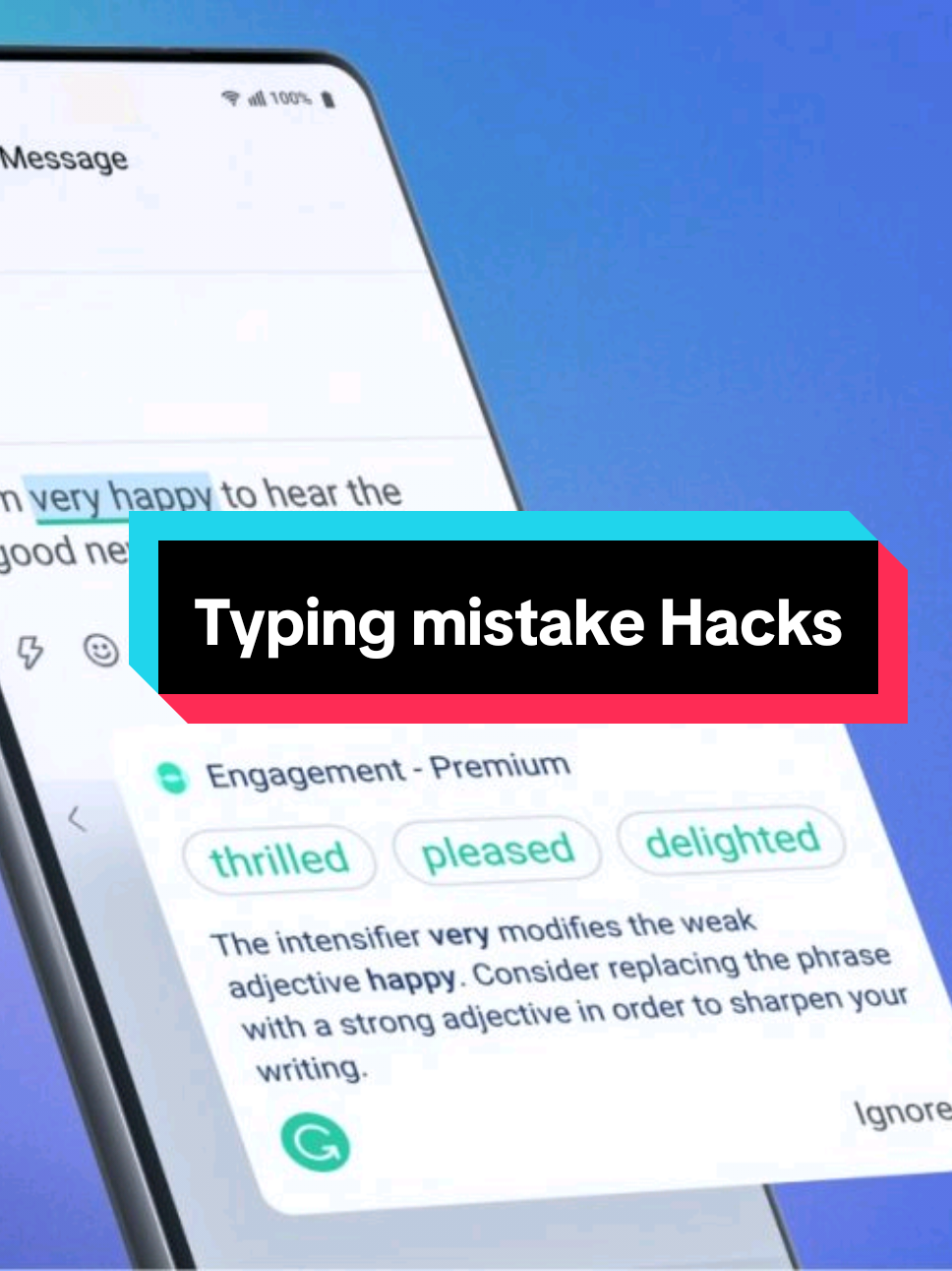 Spelling mistake is over, Samsung has integrated Grammarly into your keyboard.  #grammarly #samsungghana #phonesettings #androidhacks #techtok @Samsung Ghana @Grammarly 
