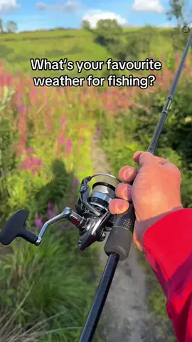 What’s your favourite weather for fishing? 🎣 #fishing #microfishing 