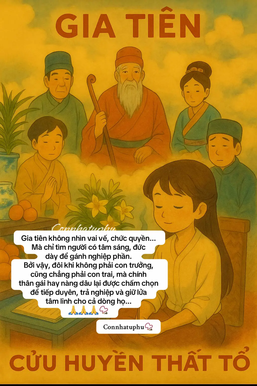 #connhatuphu📿 #cuuhuyenthatto #daomauvietnam #candongsolinh #tutaptinhtan🙏🏻 