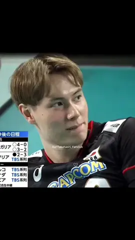 น้องรันกับผมสีทองหล่อมากๆ🤭#rantakahashi #รันทากาฮาชิ #volleyball #tiktok #fyp 