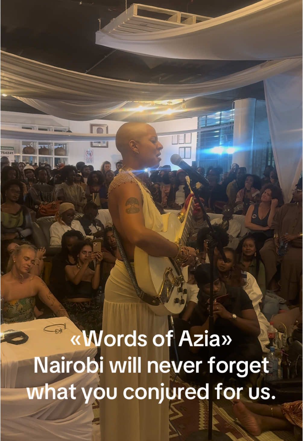 The ethereal steward/pioneer of Bété Jazz, @wordsofAzia at the Pan African Solidarity School’s launch in Nairobi, 5 September 2025.  600 RSVPs in under 6 days and a full house within less than 10 minutes of the venue being open. You only get one launch and the Pan African Solidarity School’s could not have been possible without all of you who trusted us enough to show up, and without the magnetic velocity that is @wordsofAzia. Congratulations on your *debut!* EP ~ the words ‘thank you’ are insufficient for a night like the one we had with you. #tiktokkenya🇰🇪🇰🇪 
