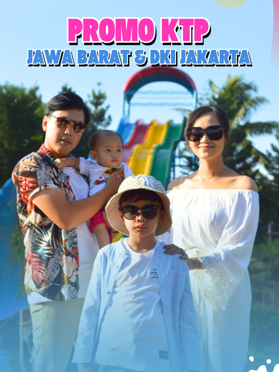 🎉 PROMO KTP SANTASEA SUKABUMI! 🎉 Liburan makin seru, masuk GRATIS ke SantaSea Waterpark cuma modal KTP! 😍🌊 📍 Syarat & Ketentuan: ✅ Khusus pemilik KTP Jawa Barat & DKI Jakarta ✅ Berlaku weekday, weekend, tanggal merah & libur nasional ✅ WAJIB membawa 1 orang pendamping 🎟 Tiket pendamping hanya Rp 60.000/1 Orang 🗓 Promo berlaku hingga 30 September 2025 Ayo ajak teman, pasangan, atau keluarga dan rasakan keseruan main air sepuasnya di SantaSea! 💦💃 📌 Tag temenmu yang KTP-nya Jawa Barat / DKI Jakarta yaa! @santaseawaterpark  #santasea #waterpark #sukabumi #promo #ktp 
