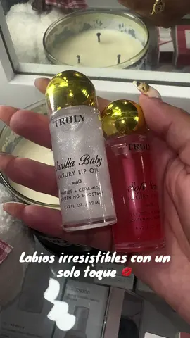 Brillo que seduce 🫦suavidad que enamora 💋los Luxury Lip Oils de Truly son el secreto para unos labios sensuales y llenos de vida 😍 Lista para robar miradas?#lipoil #viral #foryoupage #parati #lipgloss 