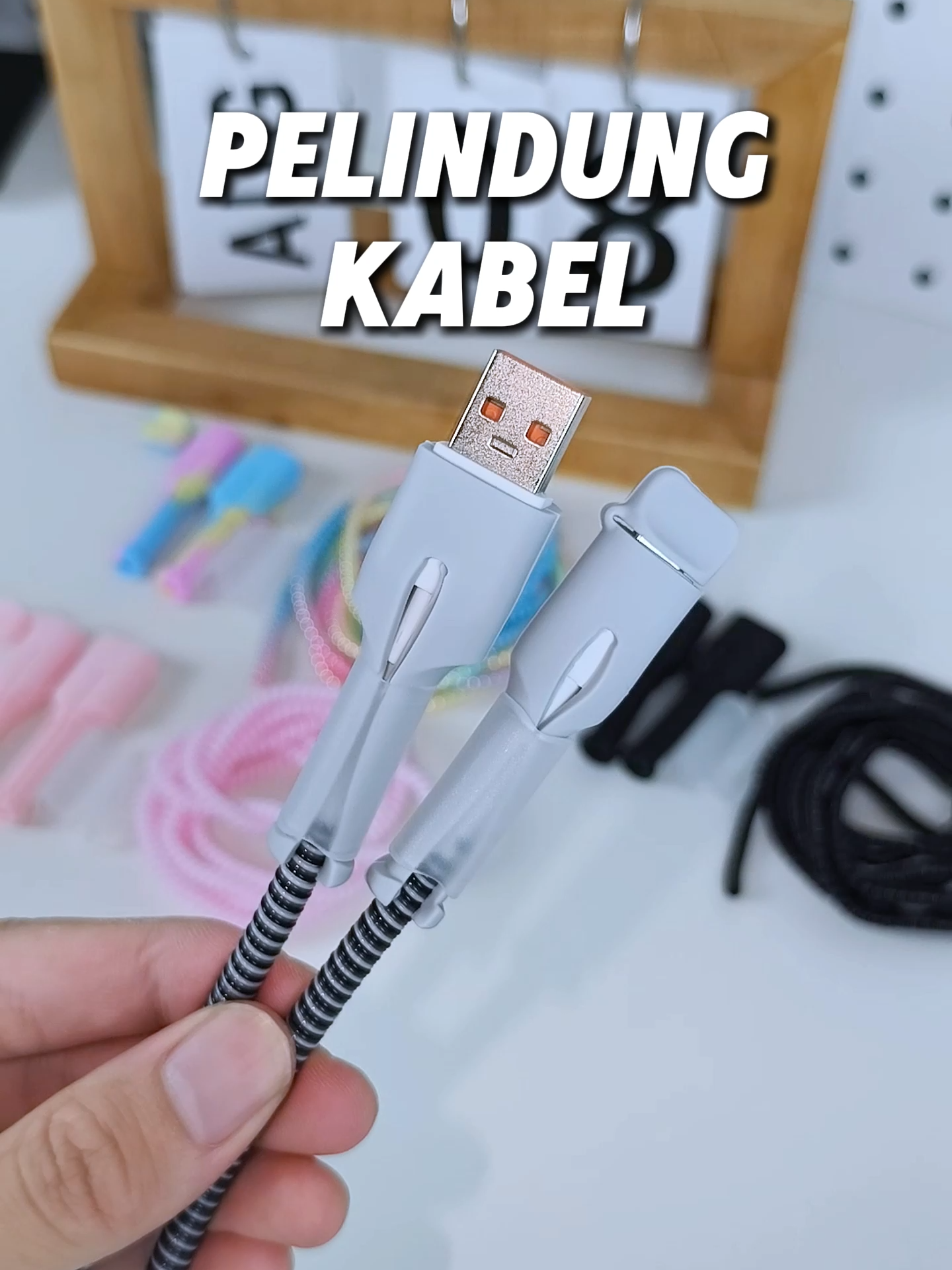 CP20 Dirancang khusus untuk melindungi kabel data kesayangan Anda #bluewow #cod #data #typec #kabel