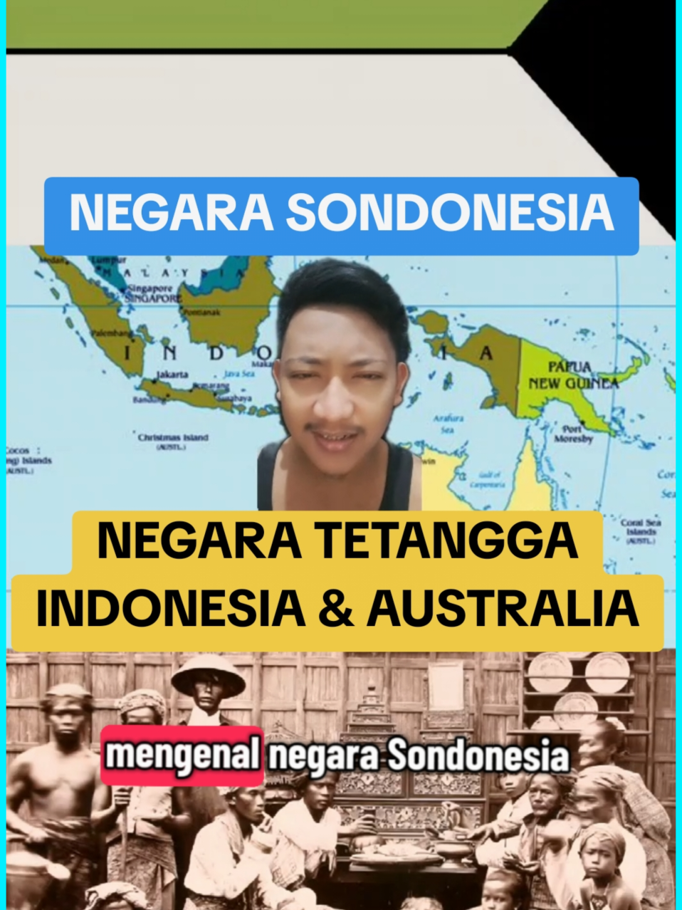 Negara Sondonesia, sebuah negara tetangga Indonesia dan Australia yang pernah berdiri dan muncul dalam cerita The Adventures of Tintin : Flight 714🇮🇩🇦🇺 // #sejarahindonesia #samasamabelajar #geography #sondonesia #indonesia 