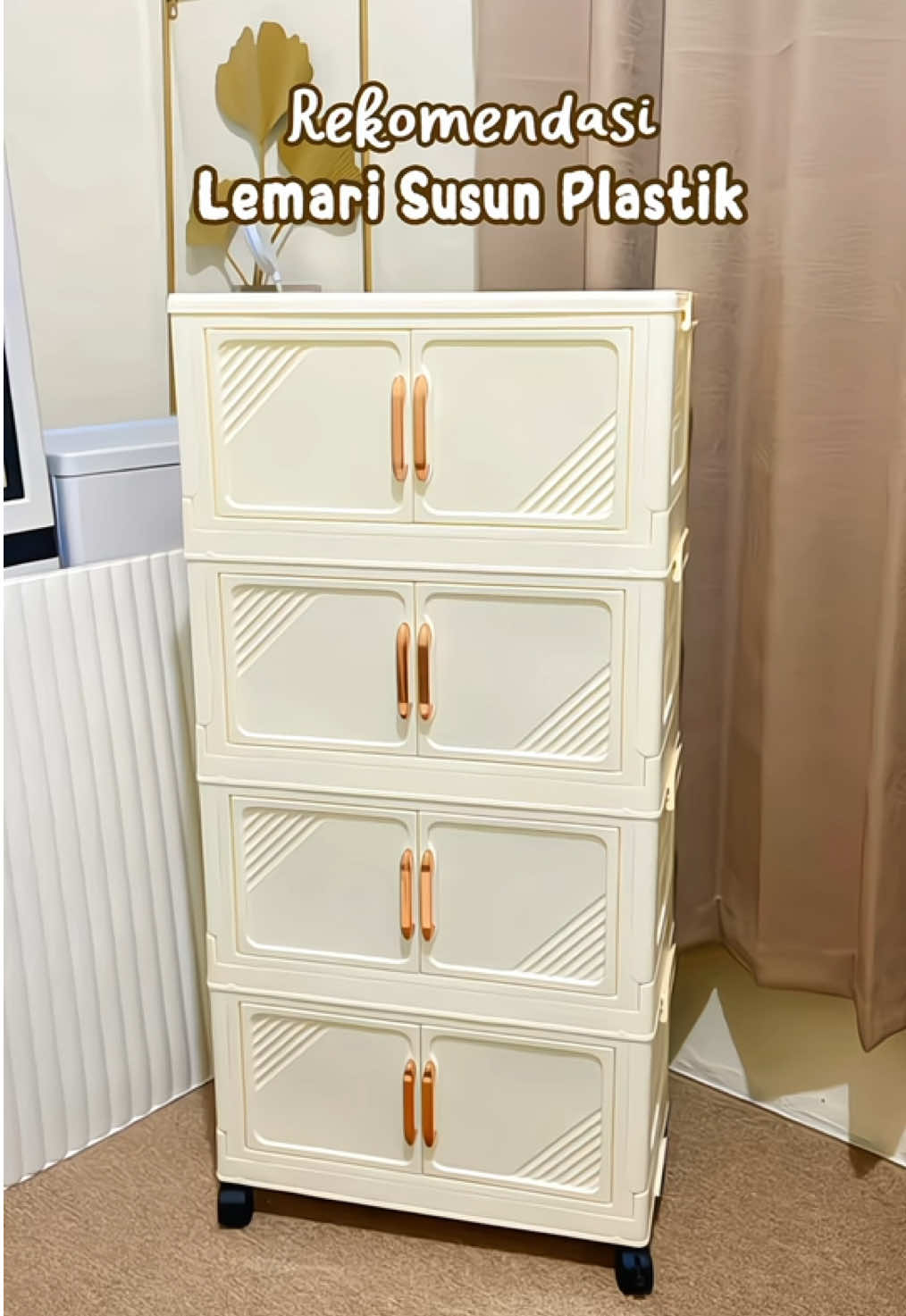 Lemari susun plastik desain asthetic dan mevvah dari @Etife.plastik #furniturehome #dekorasirumah #aestheticfurniture #lemariaestetic #etifefurniture 