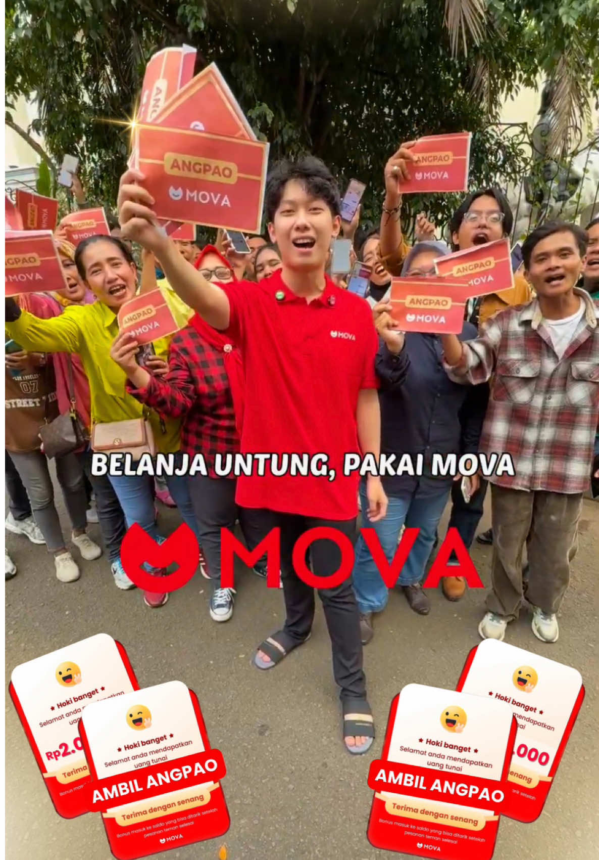 Buka Aplikasi MOVA Sekarang ! ✨ Ambil ANGPAO @WILLIE SALIM Puluhan Juta Rupiah ! #MOVACashbackSocialTrustCommerce #MOVACASHBACK #MOVAVIRAL #BelanjaUntungPakaiMOVA #ANGPAOMOVA