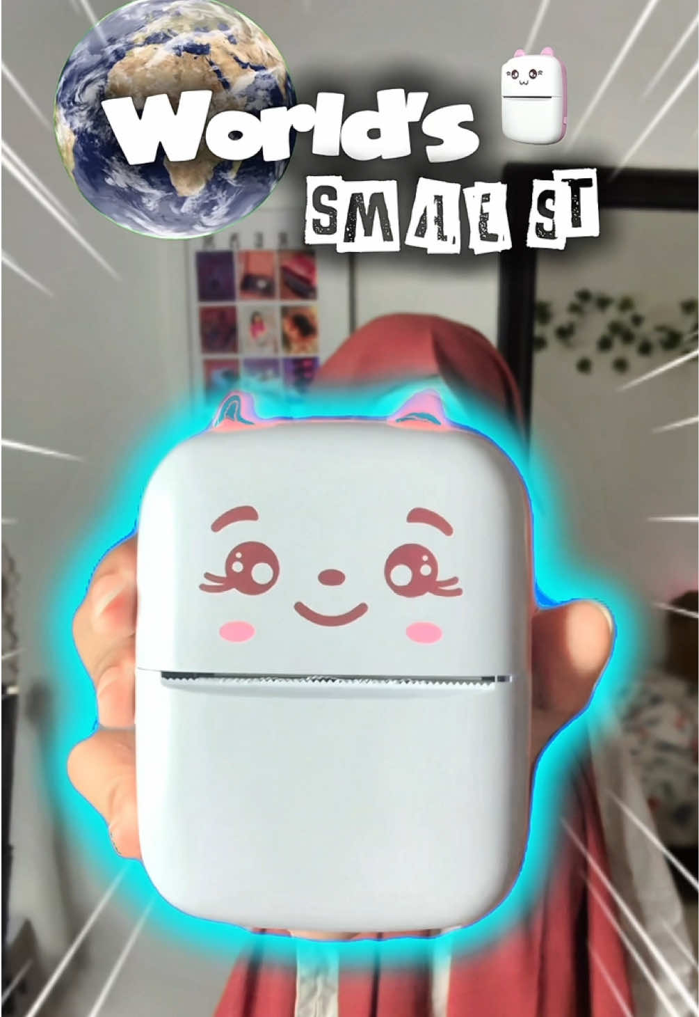 World’s Smallest Printer 😱‼️ From  @RIXAX ✨ inbox Them for price and details 🌷  #shorts #fyp #miniprinter #unboxing 