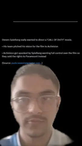 give steven Spielberg  direct in call of duty movie activation #viral #viralvideo #fyp #game #direct 
