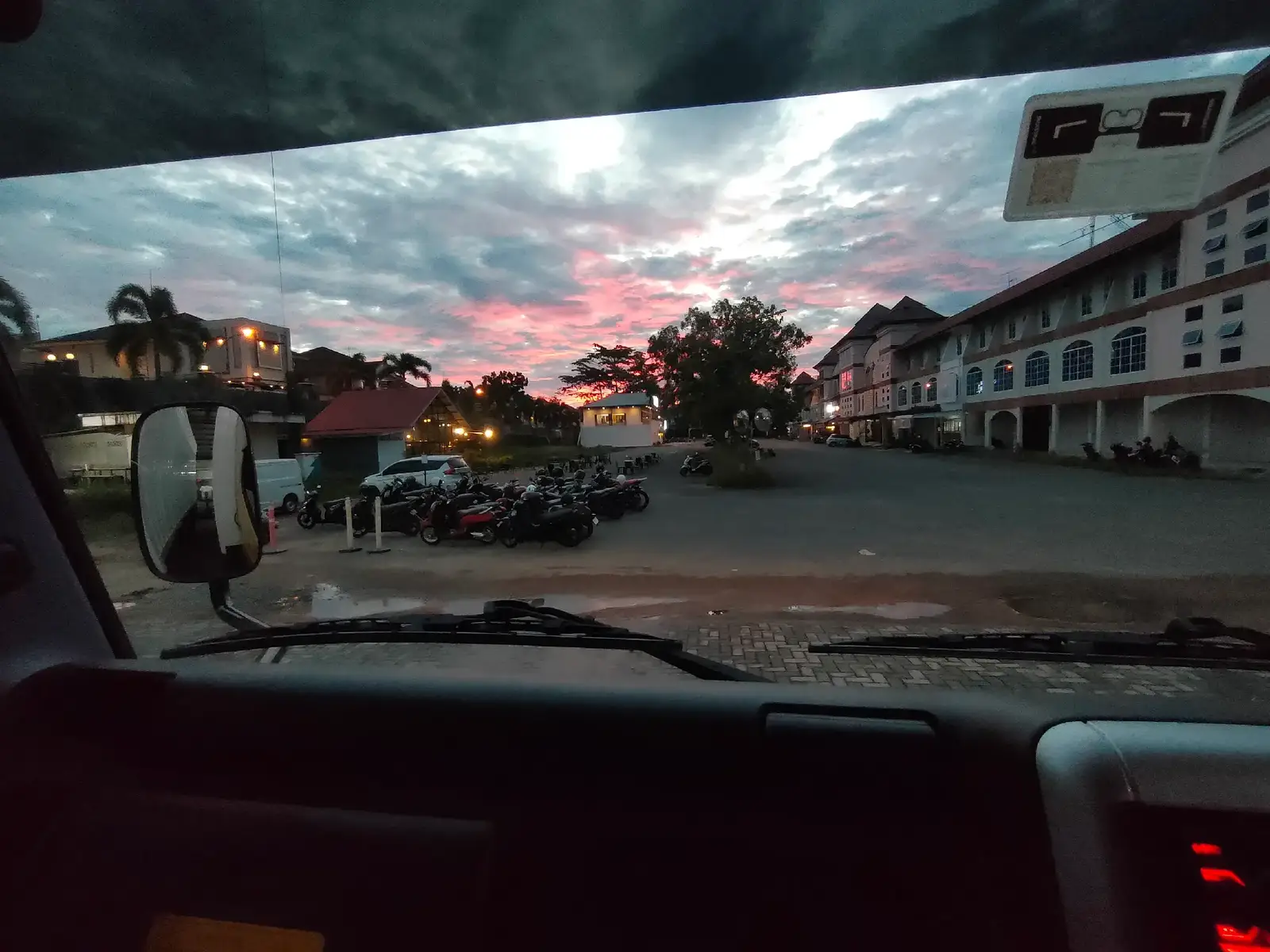 #sunset #work #driver 