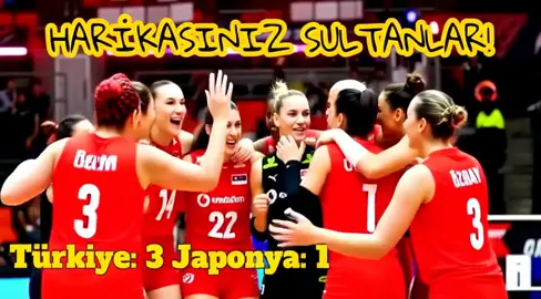 🔴 Yine müthiş bir mücadele, azim ve geri dönüş.. Japonlar çok havalı başladı ama Türkiye finalde.. 🇹🇷🇹🇷🇹🇷👏👏👏 #fileninsultanları 