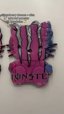 I loveee how the ultra ruby red looks it kinda reminds me of jinx lmao #SmallBusiness #monster #depop #hellokitty 
