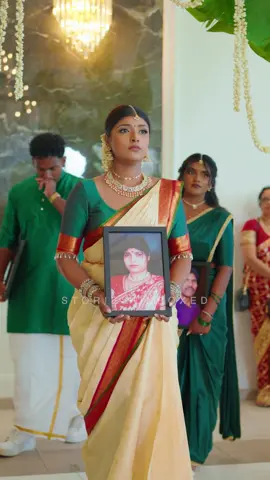 Emotional entrance -  En Vaanathil Vandha | Part 3 - France Wedding 🕊️🤍 #tamil #tamilwedding #tiktoktamil #saree #southasian 