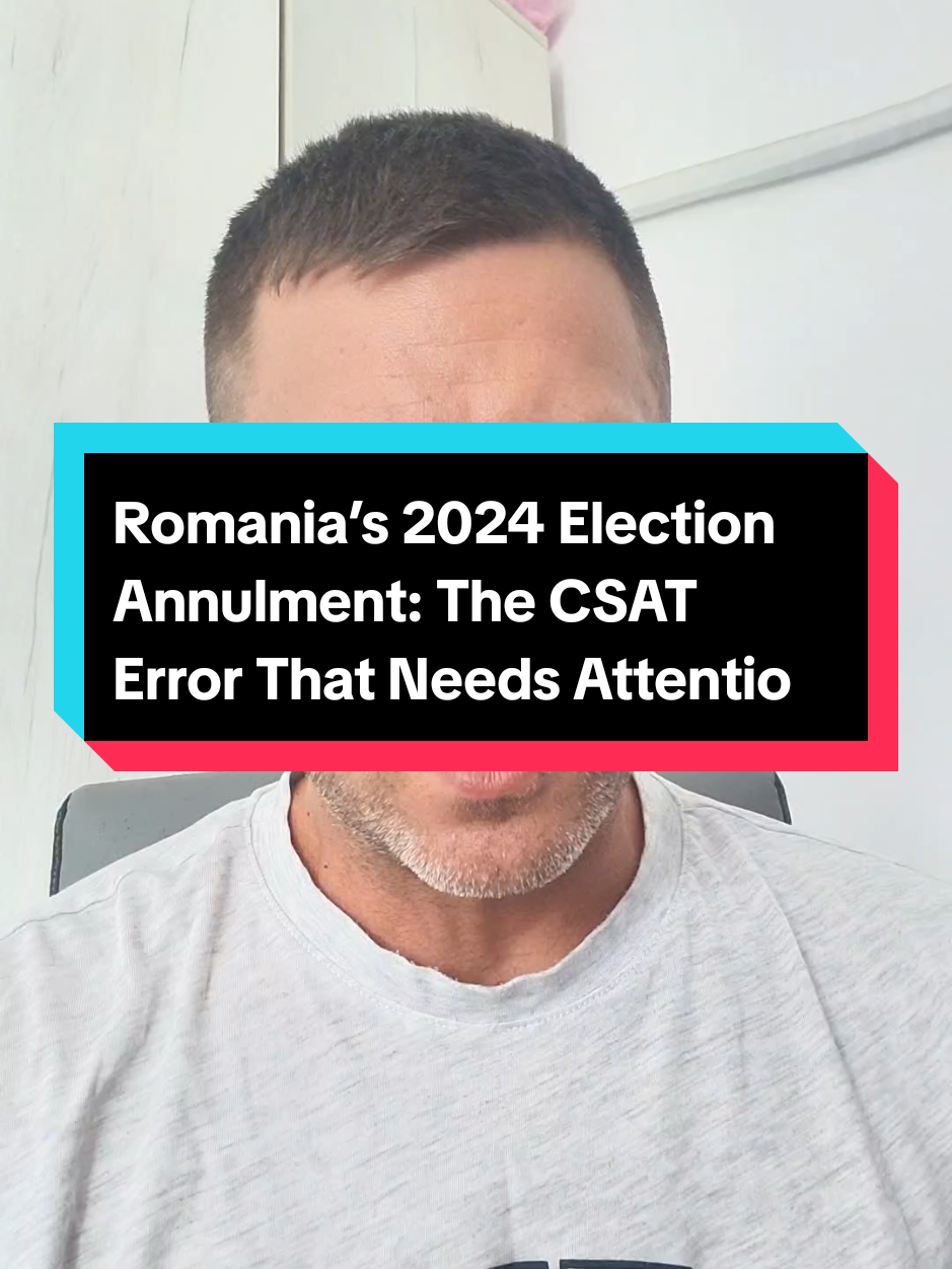 Romania’s 2024 Election Annulment: The CSAT Error That Needs Attention In December 2024, the Constitutional Court of Romania (CCR) annulled the presidential elections based on declassified CSAT intelligence reports. Judge Laura-Iuliana Scântei stated that CCR had to take these findings “as authentic and true,” without competence to challenge how CSAT reached its conclusions. But the CSAT/SRI documents contain a demonstrable factual error: they claim 797 TikTok accounts were created in 2016 — before TikTok even existed internationally, and on a platform that could not migrate into TikTok. This contradiction raises serious questions about the accuracy of the evidence behind an unprecedented democratic decision. This video examines the documents, official statements, and technical facts, with sources shown on screen. The goal is transparency and accountability. SOURCES: https://hotnews.ro/judecatoarea-ccr-iuliana-scantei-a-explicat-anularea-alegerilor-prezidentiale-imi-pare-rau-ca-ccr-nu-a-gasit-prilejul-de-a-cere-scuze-alegatorilor-ea-a-spus-ca-nu-votul-oamenilor-a-2048379 https://www.presidency.ro/ro/media/comunicate-de-presa/comunicat-de-presa1733327193 https://startupcafe.ro/cum-explica-sri-conturi-tiktok-promovare-georgescu-create-2-ani-inainte-lansare-29689 DISCLAIMER: All quotes and materials shown are from declassified official documents and mainstream Romanian press (HotNews.ro, News.ro, StartupCafe.ro). This commentary reflects my personal analysis and is for civic discussion and transparency. It does not undermine Romanian institutions, but highlights the importance of factual accuracy in democratic processes. This content is non-monetized. #fyp #romania #romana #madeinromania #tiktokromania 