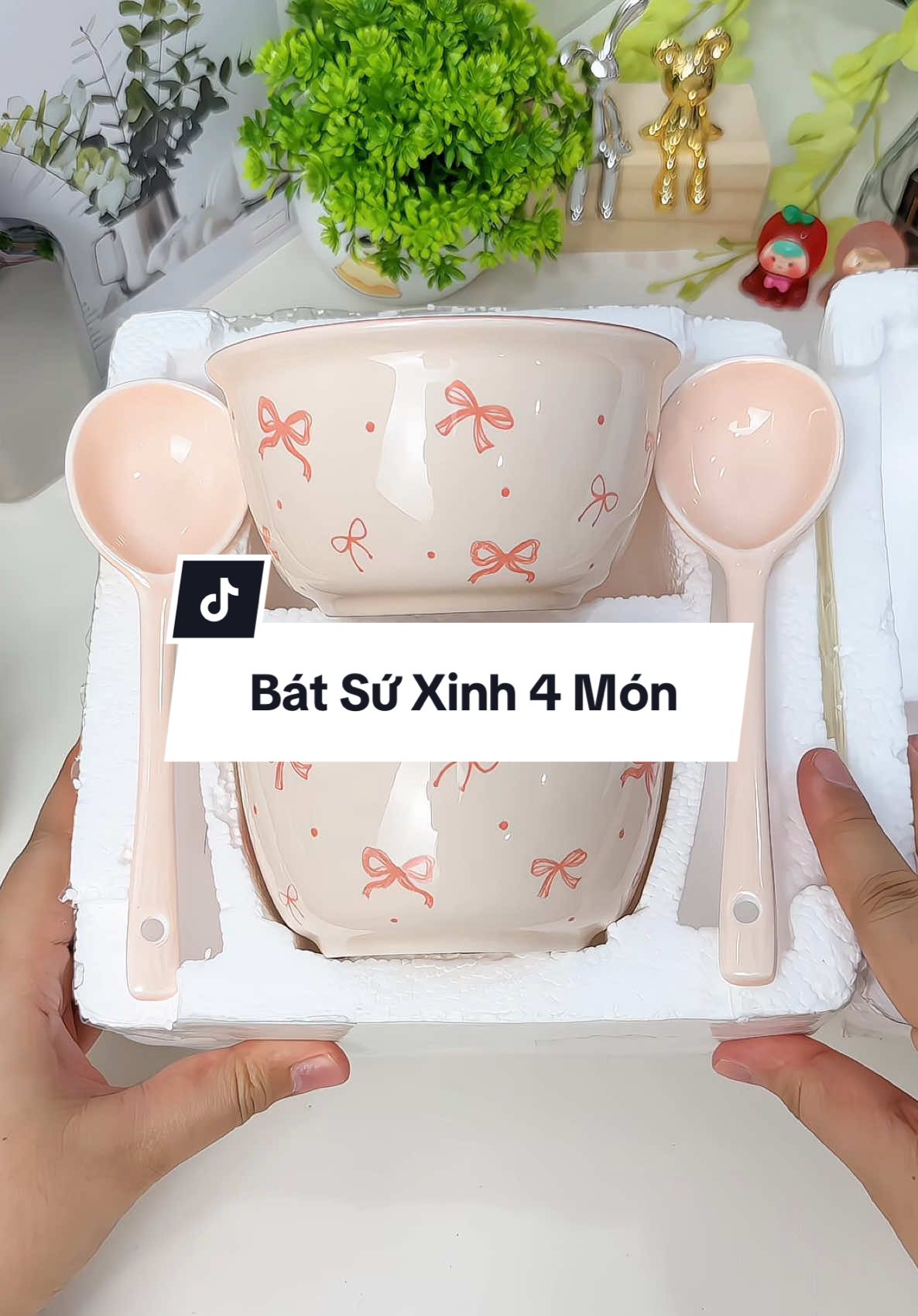 Bát sứ xinh lắm #batsu #batxinh #batancom #batancomdethuong #linhnariviu 