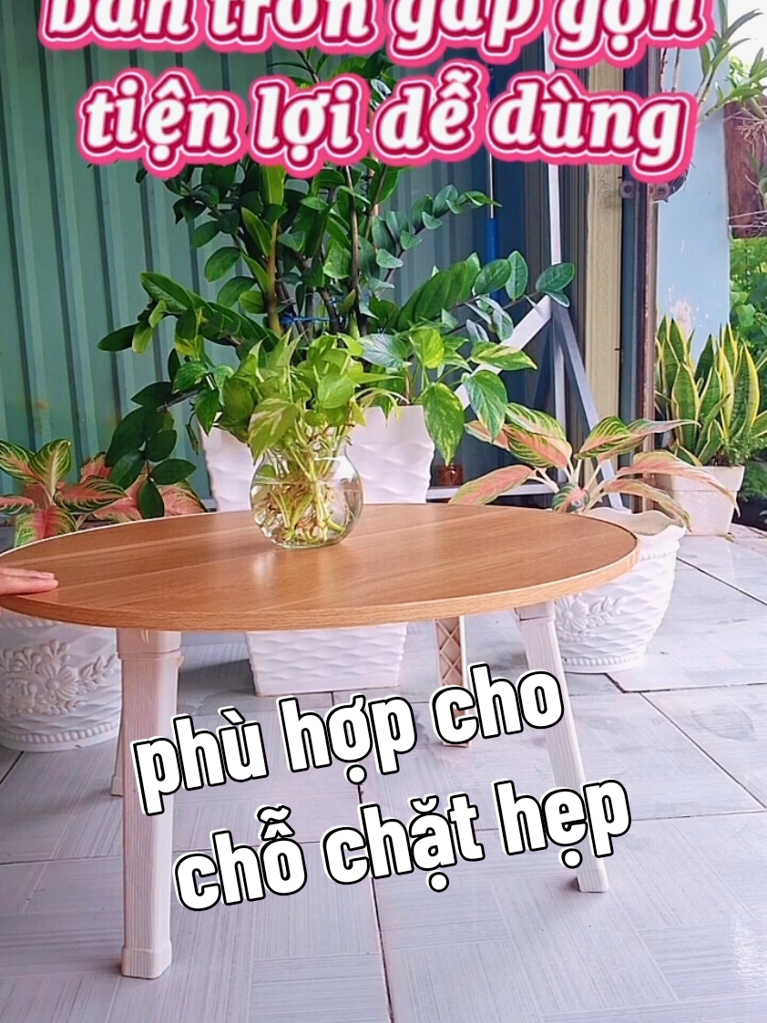 #ngocphi349  #bàn tròn gấp gọn tiện lợi dễ dùng cho không gian hẹp#tiêthiliênkêt #giadungngocphi349 