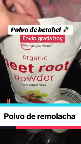 En descuento hoy‼️‼️ #tiktokahopcreatorpicks #enoferta #microingredients #beetrootpowder #jugodebetabel 