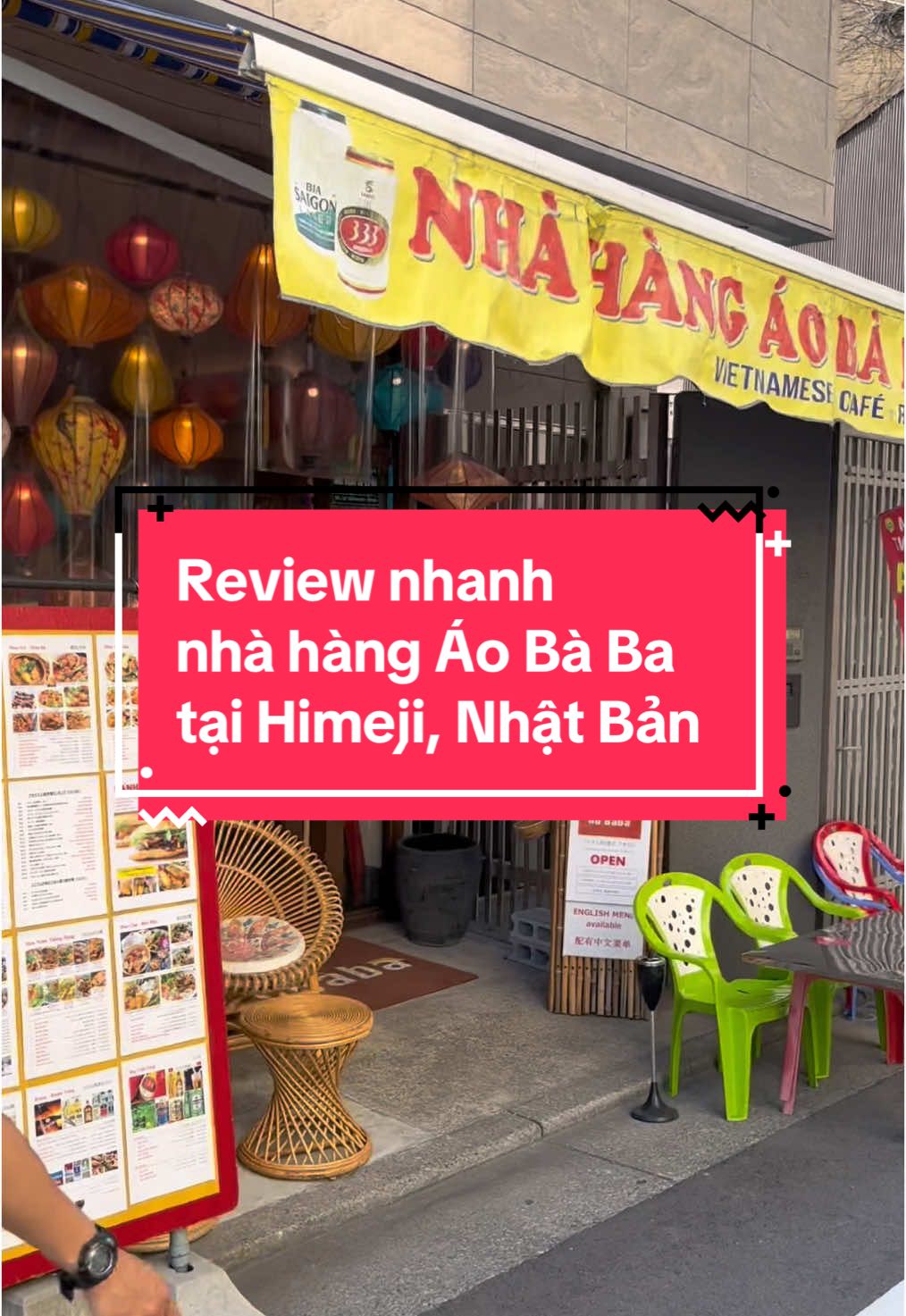 Review nhanh quán ăn Việt Nam tại Himeji, Nhật Bản Tên quán: Nhà Hàng Áo Bà Ba #nhatban #himeji