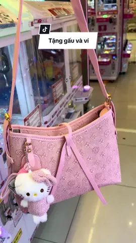 Túi công sở xinh tặng gấu và ví #tuixach #tuideocheo #xuhuong #thinhhanh #thutranmereview 
