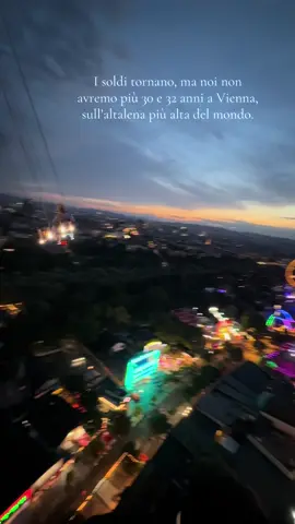 Esperienze quasi irripetibili 🎡 #vienna #altalena #word #holidays #vira @Peppe 