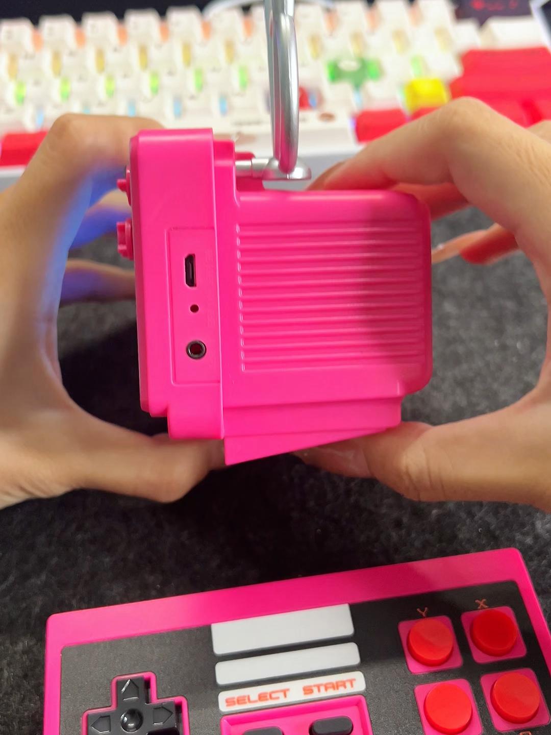 This little retro box just blew my mind.#tiktokmakemebuyit #tiktokshop #goodthings #perfect #game #GamingOnTikTok #gv300s ##gift