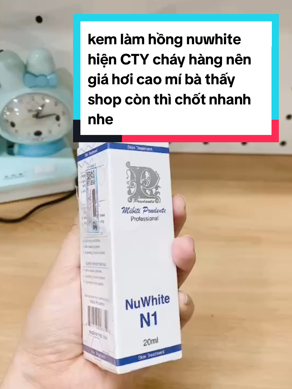 kem làm hồng nuwhite hiện CTY cháy hàng nên giá hơi cao hơn bình thường 1 chút, mí bà thấy shop còn hàng thì chốt nha, giờ tìm hàng khó lắm, có hàng là mừng xĩu rồi #kemlamhongnhuhoa #kemnuwhite #nuwhite #kemtrithamnach 