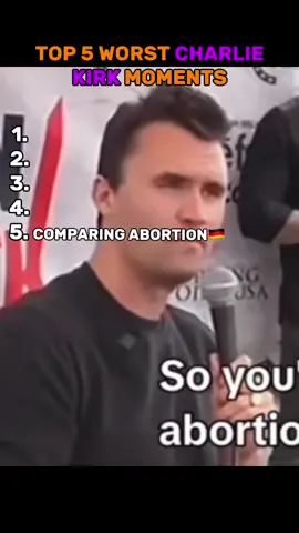 Top 5 worst charlie kirk moments of all time😳 #charliekirk #debate #humbled #ranking 
