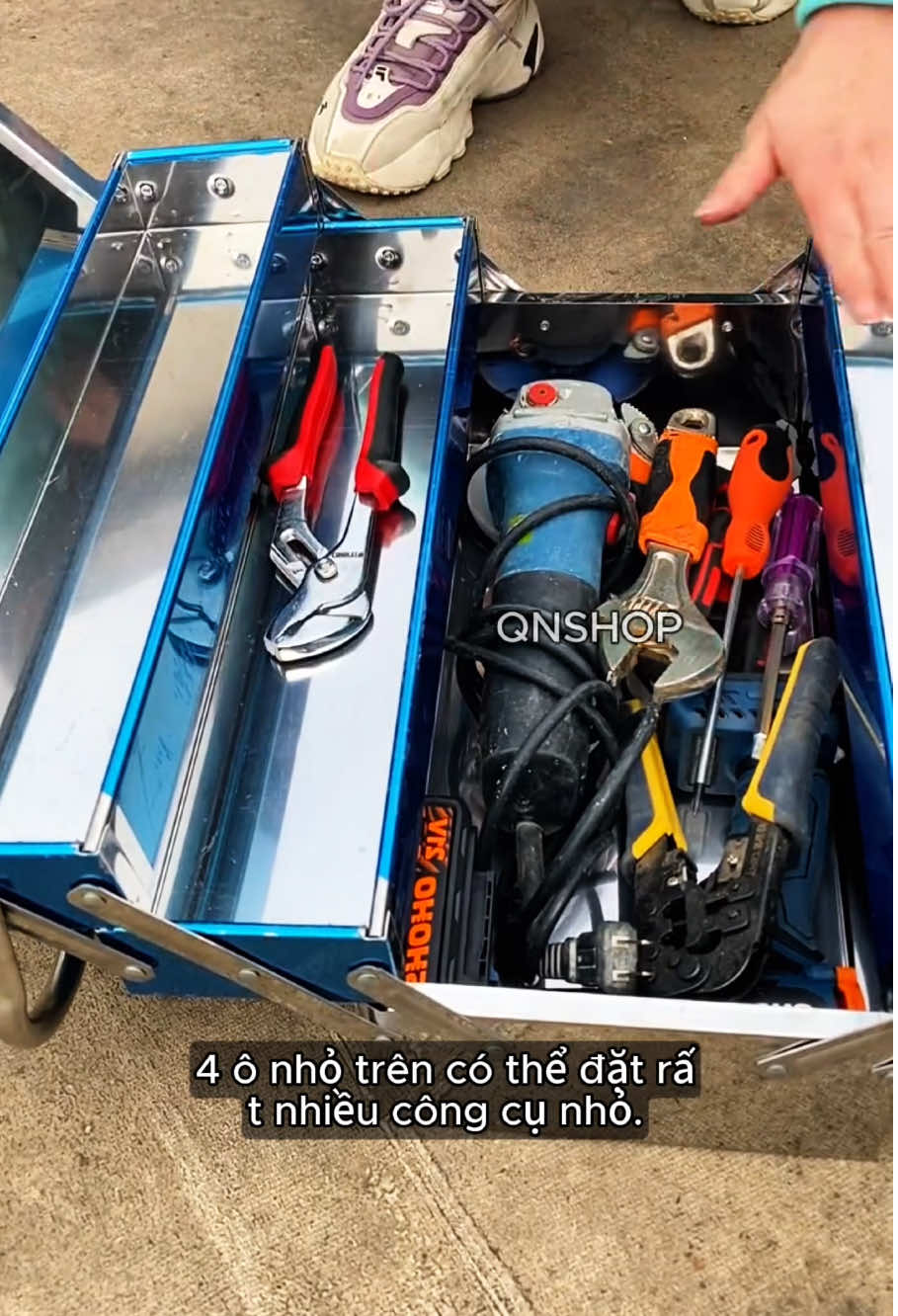 Hộp đồ nghề inox 304 cao cấp #hopdonghe #thungdonghe #thungdongheinox 