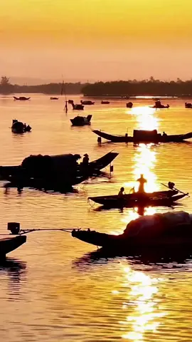 Hoàng hôn trên Phá Tam Giang  #hoanghon #canhdep #vietnam #thugian #thiennhien 